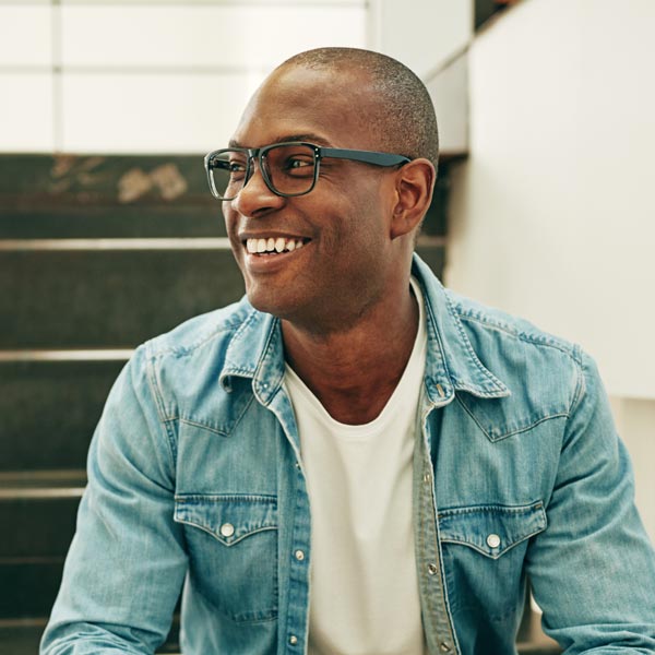 smiling young man